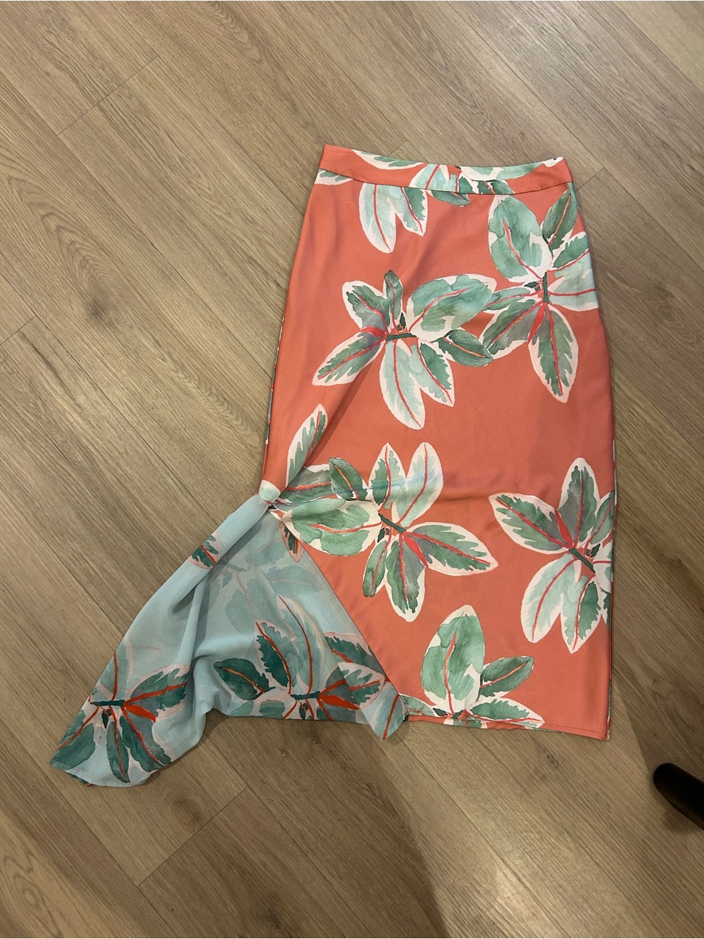 Anthropologie Hutch Asymmetrical Midi Skirt